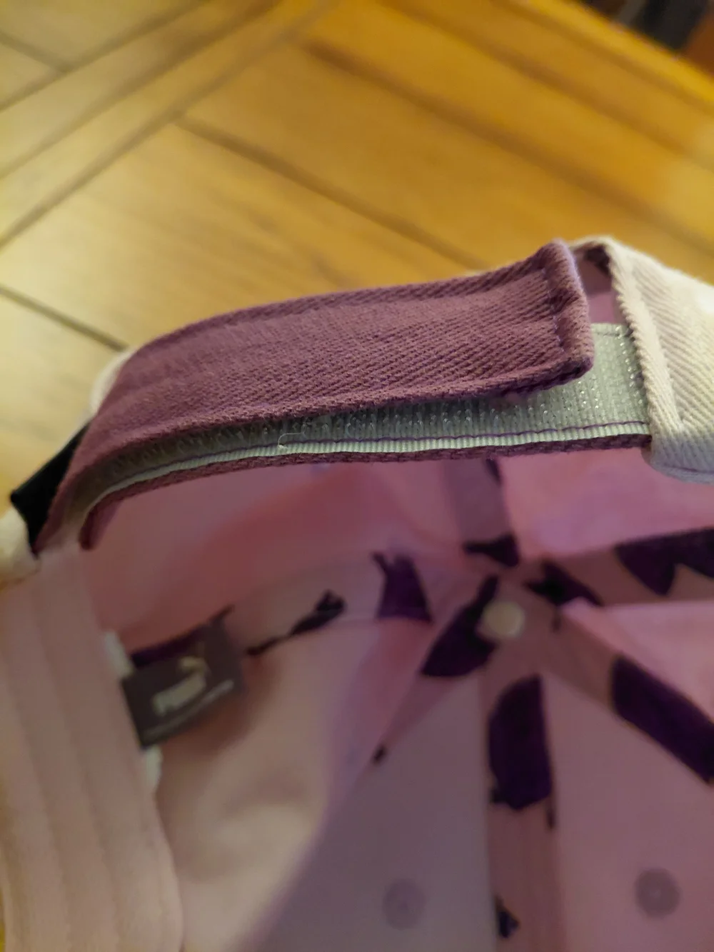 PUMA White/Purple Floral Baseball Cap, One Size Adjustable Unisex Adults